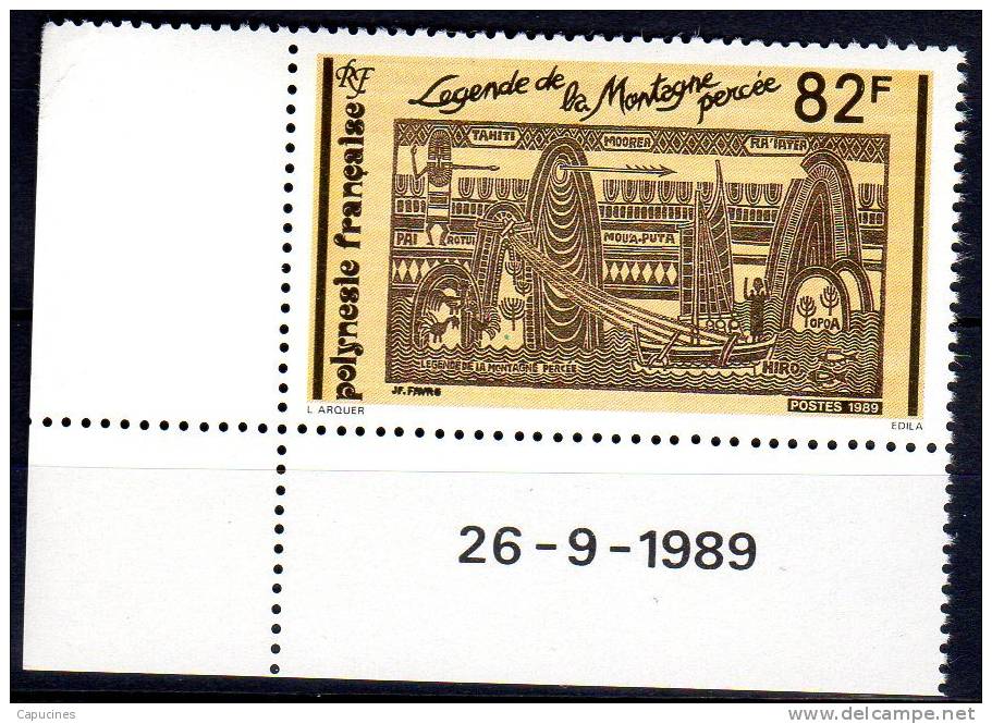 POLYNESIE -  1989: Légende Polynésienne  (N° 348**)  CD - Unused Stamps