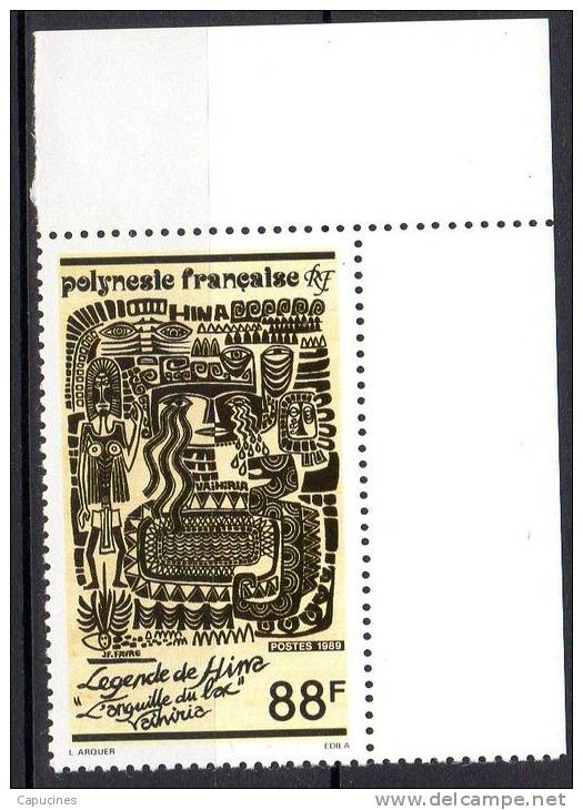POLYNESIE -  1989: Légende Polynésienne  (N° 349**) - Unused Stamps