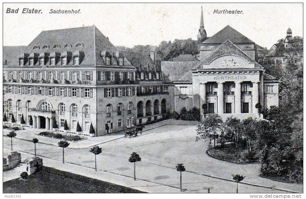 Bad Elster, Sachsenhof, Gel. 1916 - Bad Elster