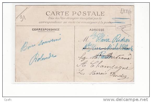 Carte 1906 BRUNOY / RESTAURANT JASPARD , Bords De L'yères - Brunoy