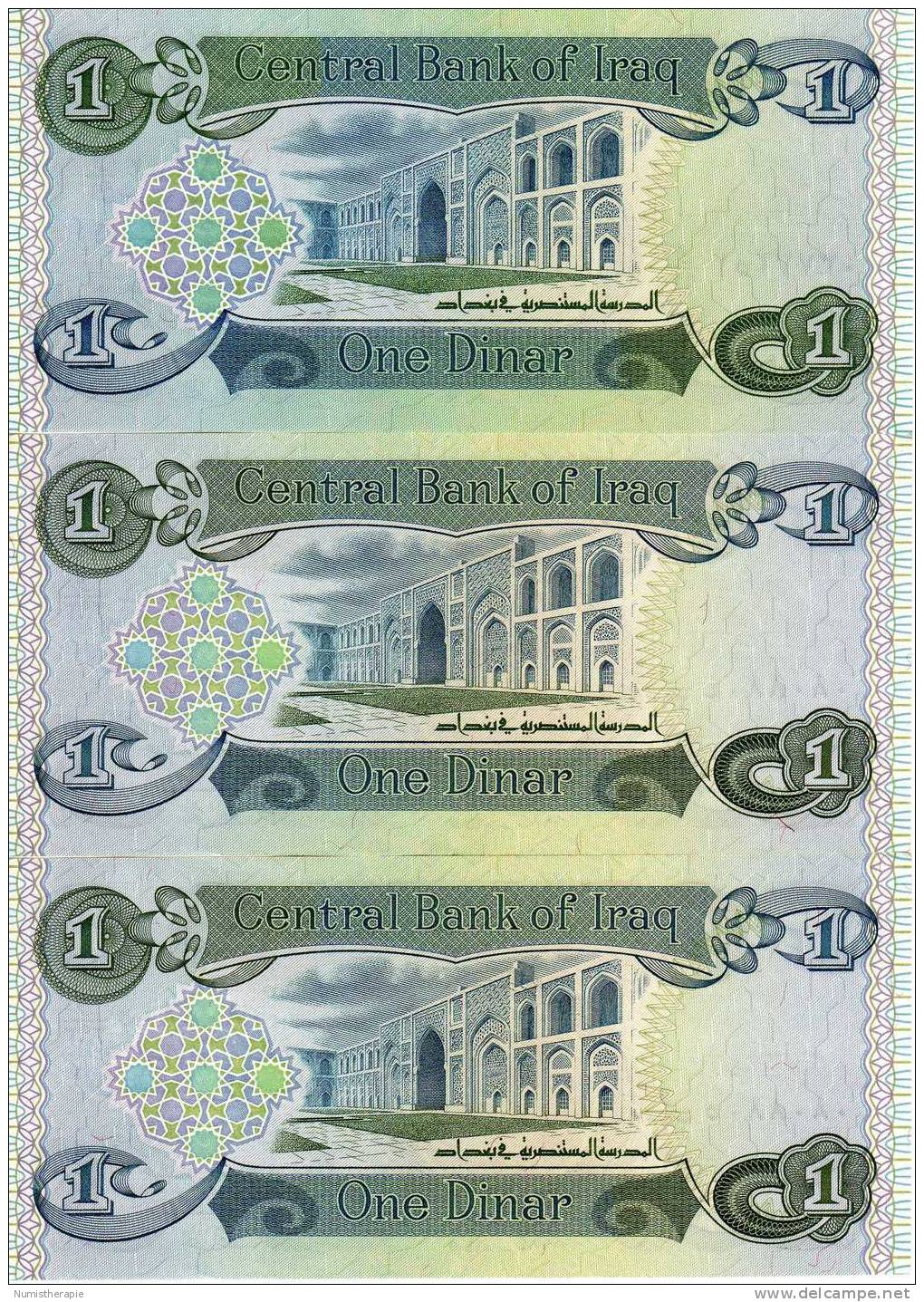 Irak Iraq : 1 Dinar 1984 : UNC - Irak