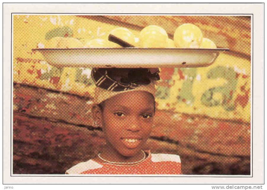 Sierra Leone,Goderich,jeune Fille Portant Des Fruits, Editeur:Edito-Service S.A., Imprimé En C.E., Reedition - Sin Clasificación