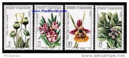 Turkey 1979 Flowers MNH - Andere & Zonder Classificatie