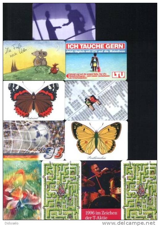Germany  Small Lot -11 Phone Cards - [6] Sammlungen