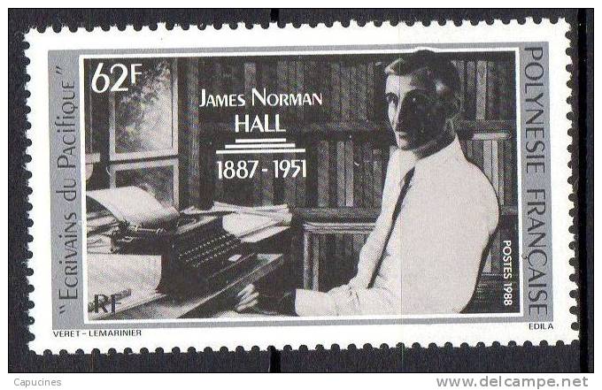 POLYNESIE -  1988: James Norman Hall  (N° 297**) - Ungebraucht