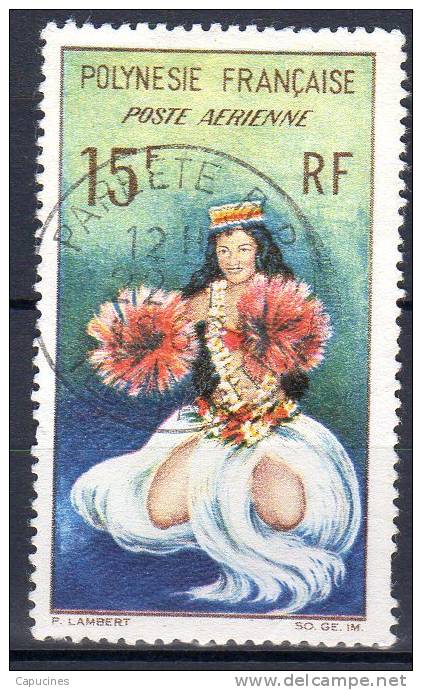POLYNESIE -  1964: Poste Aérienne "Danseuse Tahitienne" (N° PA 7 Obl) - Used Stamps