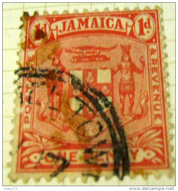 Jamaica 1906 Arms 1d - Used - Jamaica (...-1961)