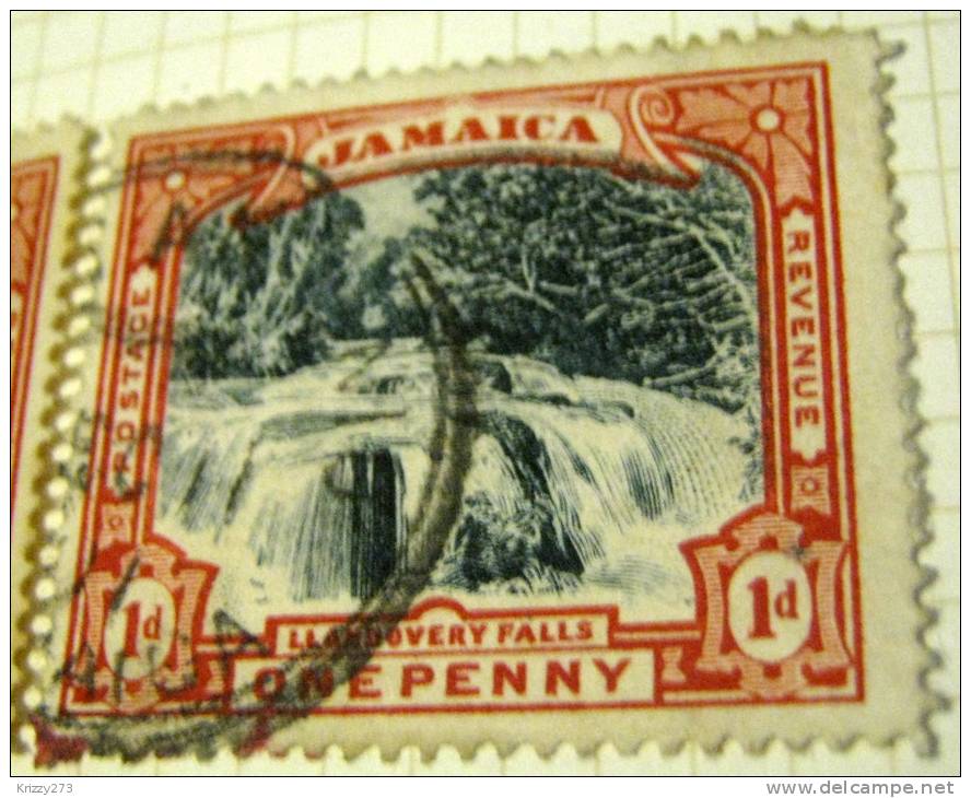 Jamaica 1900 Llandovery Falls 1d - Used - Jamaica (...-1961)