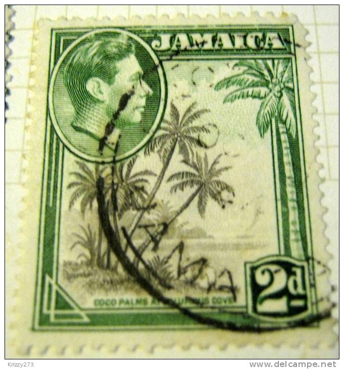 Jamaica 1938 Coco Palms  At Columbus Cove 2d - Used - Jamaica (...-1961)