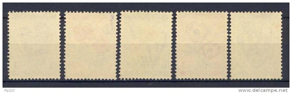 Olanda 1953 Unif. 590/94 **/MNH VF/F - Unused Stamps