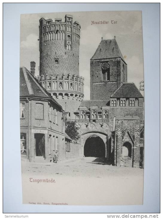 (1/1/15) AK Tangermünde "Neustädter Tor" - Tangermuende