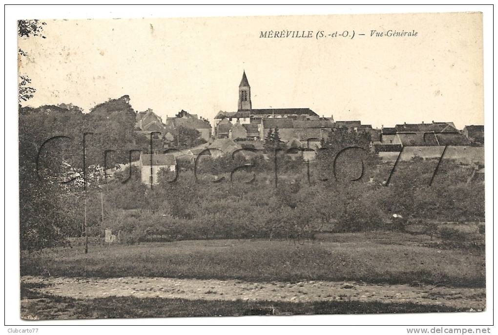 Méreville (91) :  Vue Générale En 1938. - Mereville