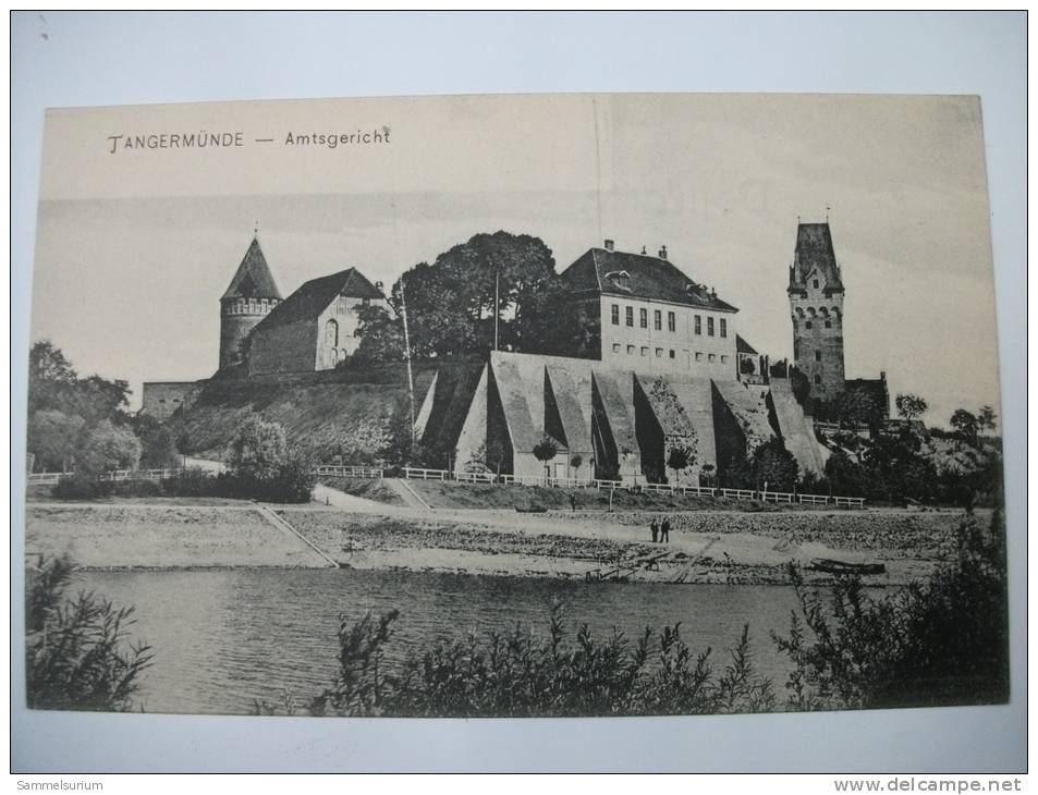 (1/1/18) AK Tangermünde "Amtsgericht" Von 1904 - Tangermuende