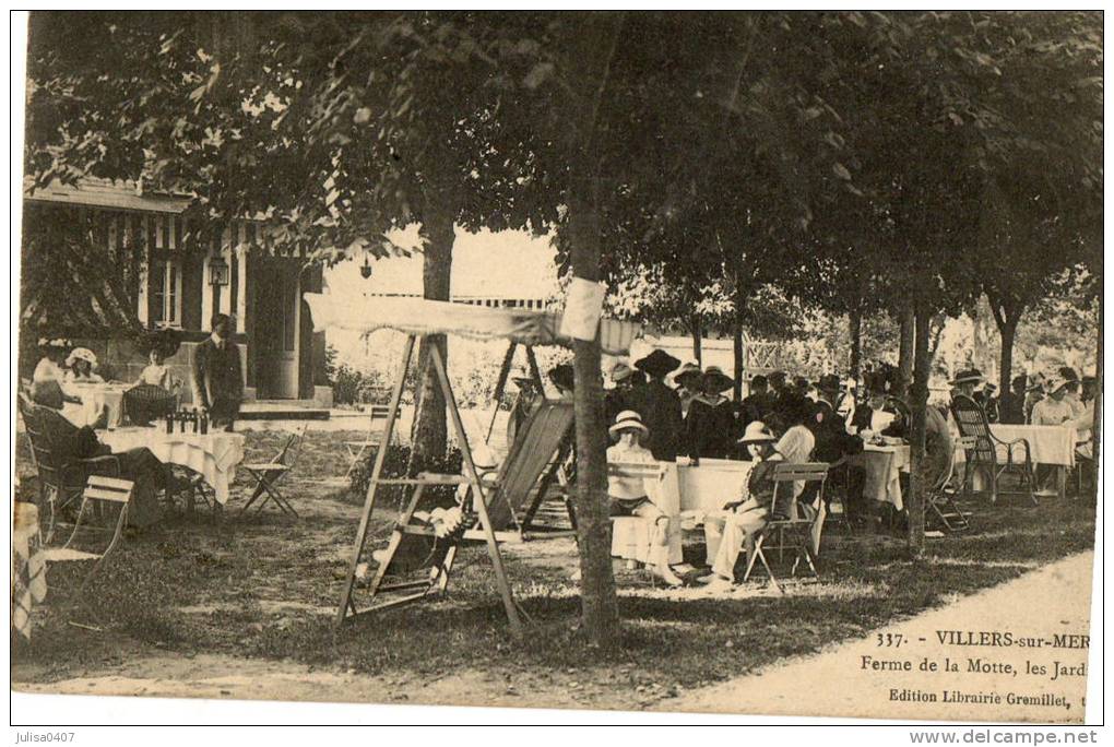 VILLIERS SUR MER (14) Ferme De La Motte Terrasse Jardin Belle Animation - Villers Sur Mer