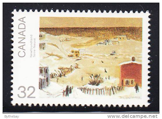 Canada MNH Scott #1026 32c Newfoundland - Paintings By Jean Paul Lemieux - Canada Day - Nuevos