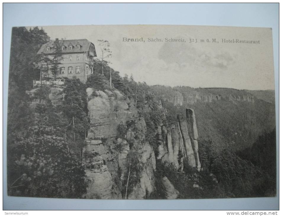 (1/1/23) AK Brand Sächs. Schweiz, Hotel-Restaurant - Hohnstein (Sächs. Schweiz)