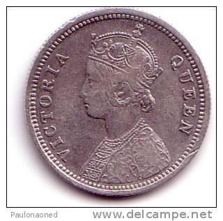 1/4 RUPEE INDIA     1875 - Colonies