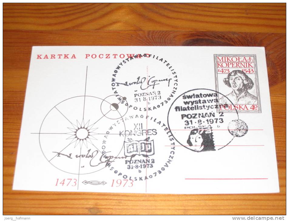 Polen Poland Polska Postal Stationery Card Ganzsache Used Gebraucht 0 1973 POZNAN KOPERNIK - Ganzsachen