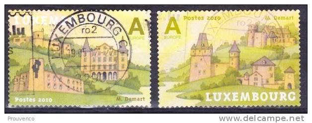 LUEMBOURG  2010  Chateaux - Castle - - TB - Used Stamps