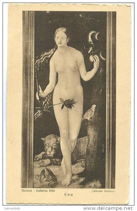 Firenze, Galleria Pitti, Eva, Unused Postcard [11276] - Paintings