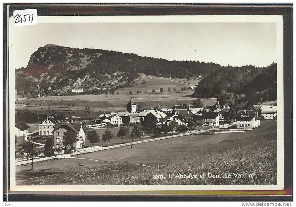 DISTRICT DE LA VALLEE ///  L'ABBAYE - TB - L'Abbaye