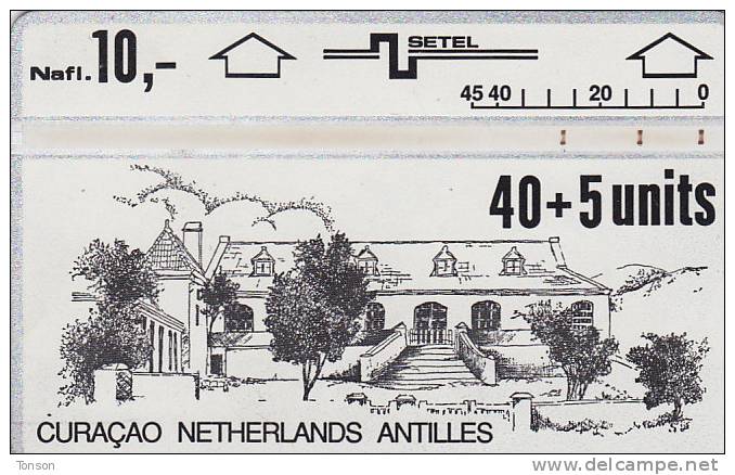 Curacao, CUR 01h, Church - 404A, 2 Scans. - Antilles (Netherlands)