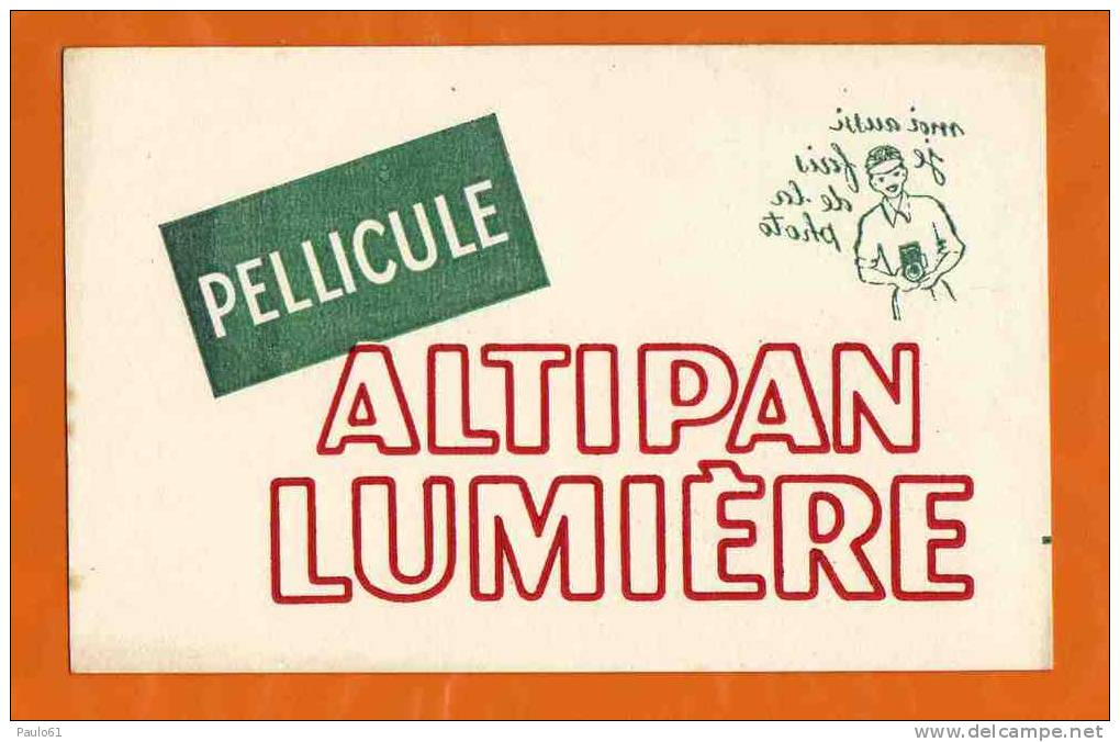 BUVARD :Altipan Pellicule - Film En Theater