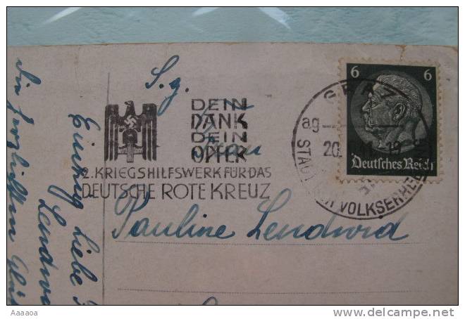 AC- Germany - Slogan Cancellation Datemark -1941 - Eagle - Storia Postale