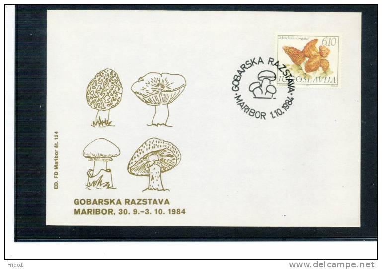 Jugoslawien / Yugoslavia Pilze / Mushrooms Sonderstempel / Special Postmark - Pilze