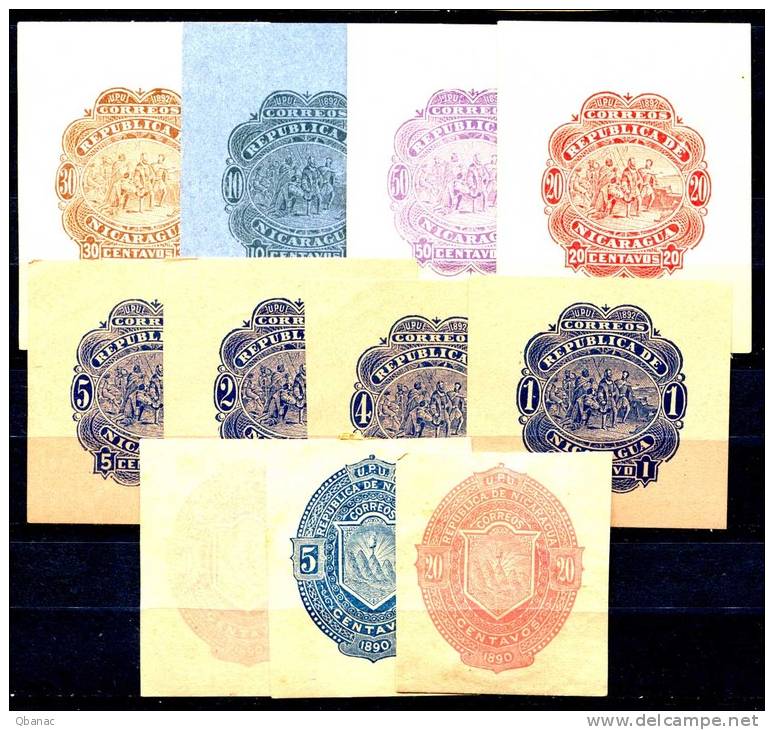 Nicaragua Very Interesting Philatelic Objects On Fine Paper, Look! - Nicaragua