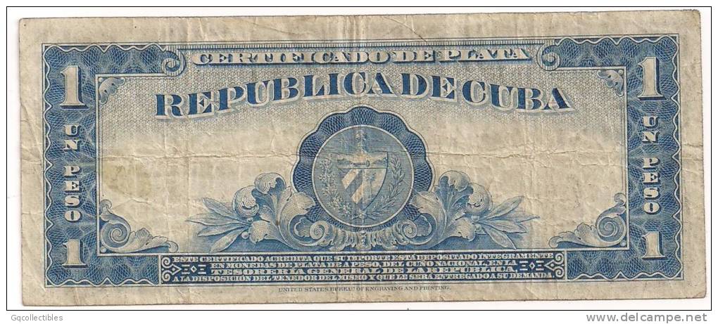 Cuba - 1943 - P69e - F/VF - Cuba