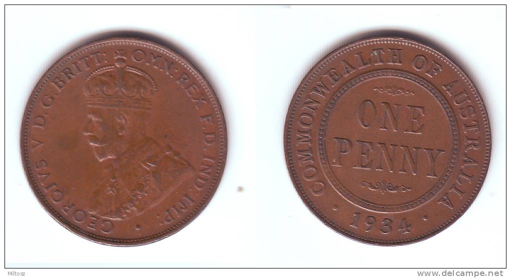 Australia 1 Penny 1934 - Penny