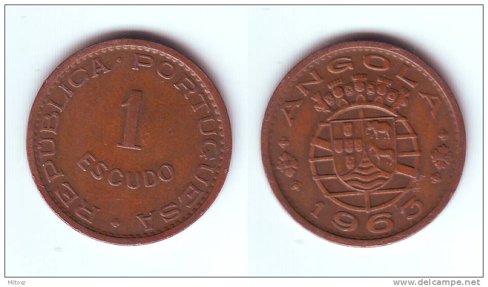 Angola 1 Escudo 1963 - Angola