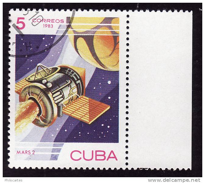 CUBA  1983 -  Y&T  2432  - Mars 2 -  Oblitéré - Gebruikt