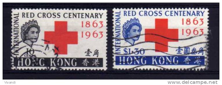 Hong Kong - 1963 - Red Cross Centenary - Used - Used Stamps