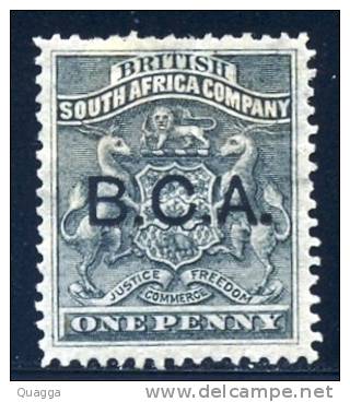 BCA. British Central Africa 1891. 1d Black. SG 1*. - Nyasaland (1907-1953)