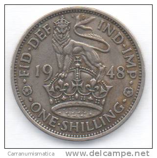 GRAN BRETAGNA 1 SHILLING 1948 - I. 1 Shilling