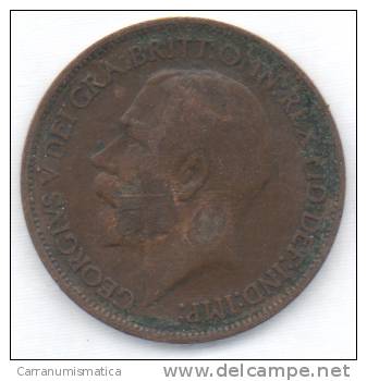 GRAN BRETAGNA HALF PENNY 1920 - C. 1/2 Penny