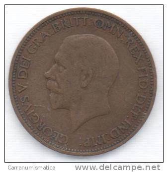 GRAN BRETAGNA HALF PENNY 1936 - C. 1/2 Penny