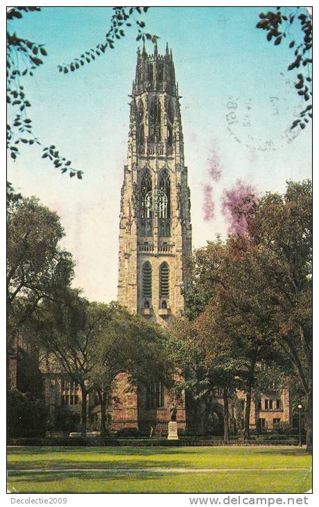 BR24837 Harkness Memorial Tower New Haven   2 Scans - New Haven