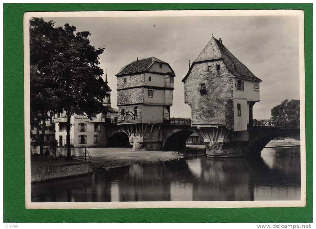 Bad Kreuznach        Vieilles Maisons Sur Le Pont    CPSM  Grd Format Année 1960  Edit:Imprimerie National - Bad Kreuznach
