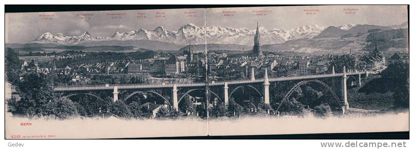 Bern Panorama, Carte Double (4249) - Bern