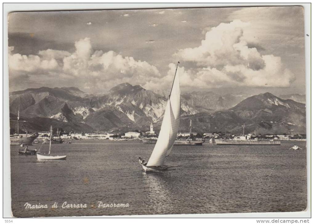 Cpsm   Italie Toscane Marine De Carrare Panorama - Carrara