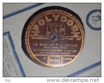 78T Chanson Le Chanteur Sans Nom - 78 Rpm - Schellackplatten