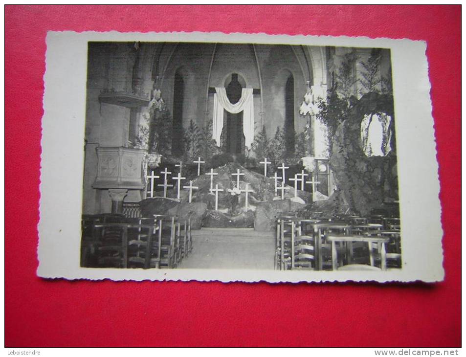 CPA OU CPSM  PHOTO THEME RELIGION INTERIEUR D'UNE EGLISE A IDENTIFIER  NON VOYAGEE  CARTE EN BON ETAT - Monuments