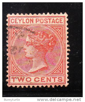 1872-80 Ceylon QE 2c Used - Ceylon (...-1947)
