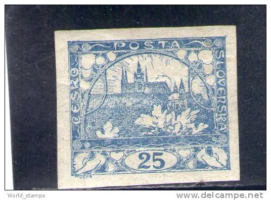 TCHECOSLOVAQUIE 1918-20 * OUTREMER - Unused Stamps