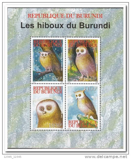 Burundi 2009 Postfris MNH  Owls - Ongebruikt