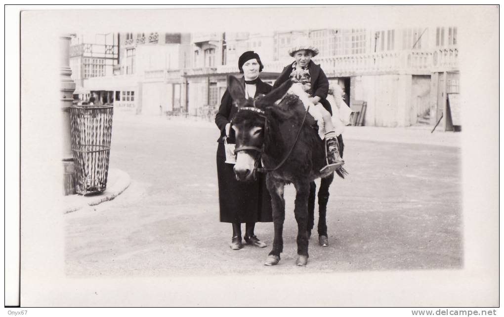 Carte Postale PHOTO - Ballade à Dos D' ANE à MENTON ? - Photographs