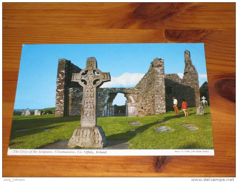 IRELAND EIRE IRLAND POSTCARD POSTKARTE ** Unused JOHN HINDE THE CROSS OF THE SCRIPTURES CLONMACNOISE Co. OFFALY - Offaly